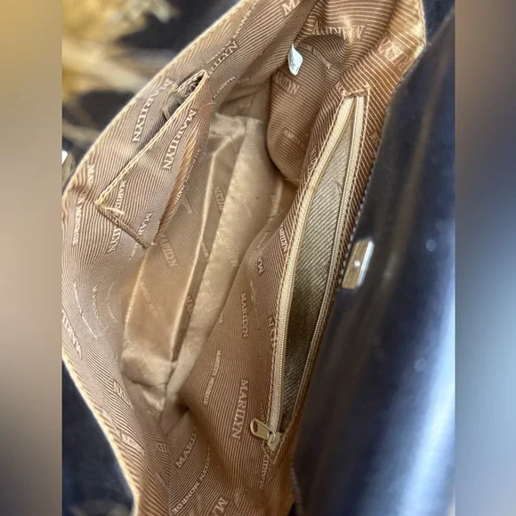 Marilyn Monroe Faux-Fur Trim Leopard Print Tote Bag in Brown - Picture 4 of 4